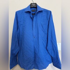 Men's Blue Dress Shirt